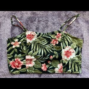 American Eagle Floral Crop Top